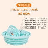  Rổ Nhựa 20cm Cao Cấp, Nhiều Màu Sắc, Đa Năng, Tiện Lợi, Chất Lượng Bền Đẹp - Nhựa Vĩ Hưng 