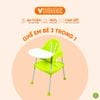  Ghế Ăn Dặm Nhựa Vĩ Hưng Cho Bé, 2 Chế Độ Chân, Kèm Mặt Bàn 