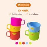  Cốc Uống Nước Chịu Nhiệt Tốt, Đủ Màu Sắc, Bền Đẹp - Nhựa An Toàn - Nhựa Vĩ Hưng 