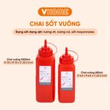  Chai Nhựa Bóp Nước Sốt, Đựng Gia Vị Thực Phẩm - Tiện Lợi, Chất Lượng Cao - Nhựa Vĩ Hưng 