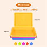  Mâm Úp Ly Nhựa Hình Chữ Nhật - Có 2 Kích Cỡ, Đa Màu Sắc - Nhựa PP Chính Phẩm, Bền Bỉ - Nhựa Vĩ Hưng 