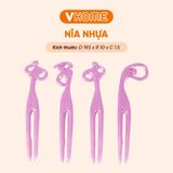  Set 15 Nĩa Ăn Trái Cây, Màu Sắc Xinh Xắn Nhựa VĨ HƯNG 