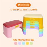  Ghế Đẩu Nhựa, Ghế Nhựa Thấp, Ghế Nhà Tắm - Nhựa Vĩ Hưng 