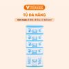  Tủ Đồ Mini Để Bàn, Tủ Mini Đựng Mỹ Phẩm Đa Năng 3 4 5 Ngăn - Nhựa Vĩ Hưng 