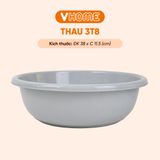 Thau Nhựa 38cm Nhiều Màu Nhựa Chính Phẩm, Không BPA, Bền Đẹp, An Toàn Sức Khỏe, Tiện Lợi Vĩ Hưng 