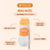  Bình Nước Thể Thao 750ml, Nhựa Chính Phẩm, Không BPA, An Toàn Sức Khỏe - Nhựa Vĩ Hưng 