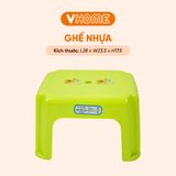  Ghế Đẩu Nhựa Thấp, Ghế Nhà Tắm Chắc Chắn, Bền Đẹp - Nhựa Chính Phẩm - Nhựa Vĩ Hưng 