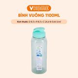  Bình Nước Nắp Bật 1.1L Nhựa Chính Phẩm, Nhiều Màu Sắc, Dễ Dùng, An Toàn, Tiện Lợi, Nhựa Vĩ Hưng 