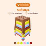  Ghế Nhựa Dày Cao Cấp Vĩ Hưng - Ngồi Quán Trà Chanh, Nướng, Cafe Vỉa Hè, Bền Đẹp, Tiện Dụng 