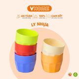  Cốc Nhựa Uống Nước Trà Đá, Chất Lượng Cao - Giao Màu Ngẫu Nhiên - Nhựa Vĩ Hưng 