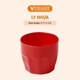  Cốc Nhựa Uống Nước Trà Đá, Chất Lượng Cao - Giao Màu Ngẫu Nhiên - Nhựa Vĩ Hưng 