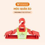  Set 10 Móc Quần Áo Người Lớn Cao Cấp, Nhiều Màu Nhựa VĨ HƯNG 