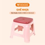  Ghế Đẩu 2 Màu, Trà Chanh Ngồi Quán Vỉa Hè, Dày Cao Cấp - Nhựa Vĩ Hưng 