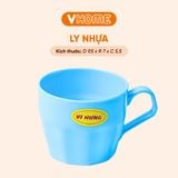  Ly Nhựa Uống Nước Có Quai Cầm, Nhiều Màu Sắc, Chất Lượng Cao - Nhựa Vĩ Hưng 