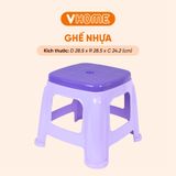  Ghế Đẩu 2 Màu, Trà Chanh Ngồi Quán Vỉa Hè, Dày Cao Cấp - Nhựa Vĩ Hưng 