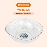  Đĩa Nhựa Pha Lê Cao Cấp, Đựng Trái Cây, Bánh Kẹo Sang Trọng, Tiện Dụng - Nhựa Vĩ Hưng 