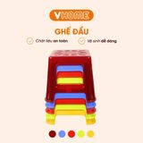  Ghế Đẩu, Ghế Nhựa Trà Đá, Chắc Chắn, Nhiều Màu, Chất Lượng Cao - Nhựa Vĩ Hưng 