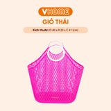  Giỏ Nhựa Đựng Đồ Đa Năng Vĩ Hưng - Tiện Lợi, Chắc Chắn, Tiết Kiệm Không Gian, Đa Dạng Màu Sắc 