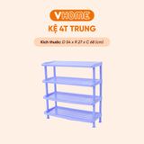  Kệ Nhựa Trung Vĩ Hưng Cứng Cáp - Kệ Để Đồ Dùng Gia Đình, Tiện Lợi, Tiết Kiệm Không Gian 