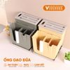  Hộp Cắm Dao Kéo Đũa Đa Năng, Màu Pastel, Tiện Lợi - Có Thể Tháo Rời, Nhựa Vĩ Hưng 