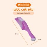  Lược Chải Tóc Tạo Kiểu Đủ Màu, Nhựa Chính Phẩm - Bền Đẹp, Tiện Lợi - Nhựa Vĩ Hưng 