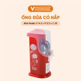  Ống Đũa 2 Ngăn Có Nắp Đậy Kèm Khe Tăm, Tiện Lợi, Bền Đẹp - Nhựa Vĩ Hưng 