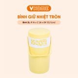  Bình Đá 1.5L, 2L Tiện Lợi, Nhựa Chính Phẩm, Màu Pastel Xinh Xắn - Nhựa Vĩ Hưng 