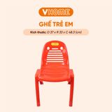  Ghế Nhựa Chắc Chắn, An Toàn Cho Bé Trẻ Em Mầm Non, Mẫu Giáo, Tiểu Học - Nhựa Vĩ Hưng 