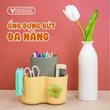  Hộp đựng bút, đồ dùng học tập Nhựa Vĩ Hưng thiết kế 3 ngăn có thể tháo rời tiện lợi 