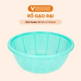  Rổ Gạo Đại 45cm Vĩ Hưng, Nhựa Chắc Chắn, Không BPA, An Toàn Sức Khỏe 