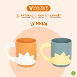  Ly Cốc Uống Nước, Súc Miệng - Hình Chú Khủng Long Ngộ Nghĩnh, Đáng Yêu - Nhựa Vĩ Hưng 