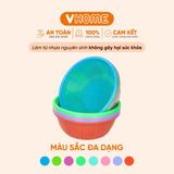  Rổ Gạo Lớn Đường Kính 29cm Nhựa Chính Phẩm, Không BPA, An Toàn Sức Khỏe, Bền Đẹp Vĩ Hưng 