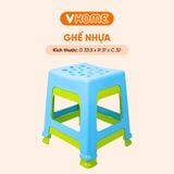  Ghế Nhựa Dày Cao Cấp Vĩ Hưng - Ngồi Quán Trà Chanh, Nướng, Cafe Vỉa Hè, Bền Đẹp, Tiện Dụng 