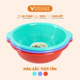  Bộ Thau Rổ Cao Cấp Chắc Chắn, Gọn Gàng, An Toàn Nhựa VĨ HƯNG 