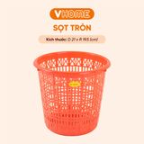 Sọt Rác Tiện Lợi Đủ Màu Đa Năng, Nhựa Chính Phẩm, Bền, Nhỏ Gọn Phù Hợp Mọi Không Gian - Nhựa Vĩ Hưng 