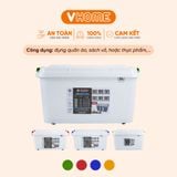 Thùng Nhựa Đựng Đồ Đa Năng 150L Có Bánh Xe Nhựa VĨ HƯNG 