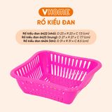  Rổ Nhựa Kiểu Đa Năng Vĩ Hưng – Tiện Lợi, Bền Bỉ, Chất Lượng Cao 