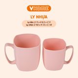  Ly Nhựa Uống Nước Có Quai Cầm, Nhiều Màu Sắc, Chất Lượng Cao - Nhựa Vĩ Hưng 
