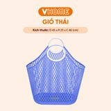  Giỏ Nhựa Đựng Đồ Đa Năng Vĩ Hưng - Tiện Lợi, Chắc Chắn, Tiết Kiệm Không Gian, Đa Dạng Màu Sắc 
