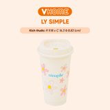  Tumbler Simple 5 Màu Pastel Xinh Xắn Nhựa Vĩ Hưng 