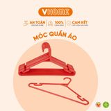  Set 10 Móc Quần Áo Người Lớn Cao Cấp, Nhiều Màu Nhựa VĨ HƯNG 
