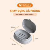  Hộp Đựng Xà Phòng Xà Bông Tắm Có Nắp Đậy - Chắc Chắn, Tiện Dụng, Nhựa PP - Nhựa Vĩ Hưng 