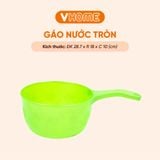  Gáo Múc Nước Tay Cầm Cán Tròn - Nhựa PP Chính Phẩm, An Toàn - Vĩ Hưng 