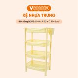  Kệ Nhựa Chữ Nhật - Nhựa Vĩ Hưng - Đa Dạng Màu Sắc, Kệ Để Đồ Tiện Lợi, Phù Hợp Mọi Không Gian 