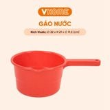  Gáo Nước Nhựa PP Chính Phẩm - Miệng Thoát Nước Lớn, Bền Bỉ - Vĩ Hưng 