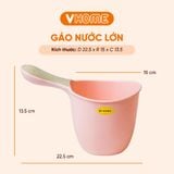  Gáo Múc Nước Nhựa Tay Cầm Dài - Cao Cấp, Bền Đẹp, Tiện Dụng - Nhựa Vĩ Hưng 
