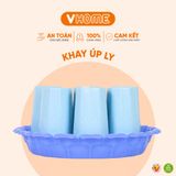  Khay Nhựa Úp Ly Sen 2 Kích Cỡ Màu Sắc Xinh Xắn Vĩ Hưng 