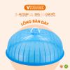  Lồng Bàn Tròn Đậy Thức Ăn, Đường Kính 49cm, Chống Muỗi, Chống Bụi Bằng Nhựa - Tiện Dụng Cho Nhà Bếp Vĩ Hưng 
