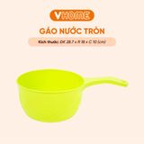  Gáo Múc Nước Tay Cầm Cán Tròn - Nhựa PP Chính Phẩm, An Toàn - Vĩ Hưng 