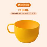  Ly Nhựa Uống Nước Có Quai Cầm, Nhiều Màu Sắc, Chất Lượng Cao - Nhựa Vĩ Hưng 